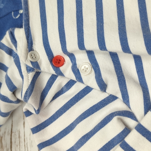 Rosie Pope Blue/White Striped Pullover 18M - Picture 3 of 7